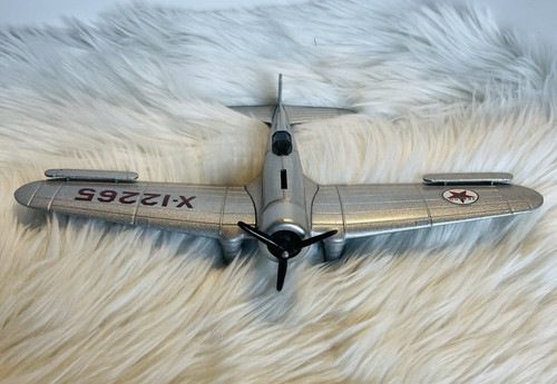 ERTL Texaco #2 Sky Chief 1932 X-12265 Die Cast Metal Plane Locking Coin Bank Key