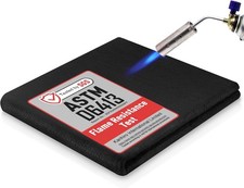 kanhiro Carbon Felt Welding Blanket Fireproof - 20" X 20" Heat Resistant Fabric 