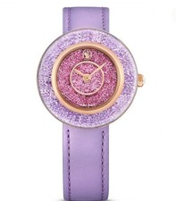 Swarovski Crystalline Lustre Watch Purple