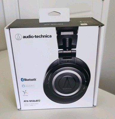 Audio-Technica ATH-M50xBT2 Bluetooth Wireless Over-Ear Headphones Black Open Box