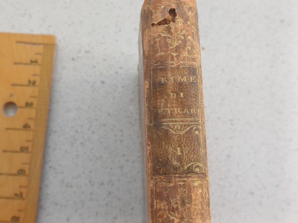 Petrarca Francesco Biagioli, G. Rime di Francesco Petrarca Tomo Primo 1786 - Immagine 3 di 4