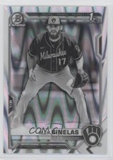 2021 Bowman Draft Chrome Black & White RayWave Refractor Alex Binelas 0r5k