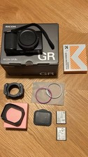 Ricoh GR IIIx Camera, Squarehood, 3 Batteries, Nisi Adapter, Boxed, 4.6k Shots