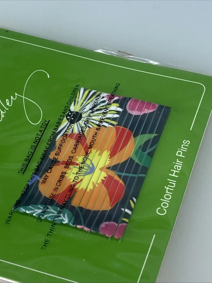 Alfinetes de cabelo coloridos Vera Bradley Jazzy Blooms - Imagem 3 de 3