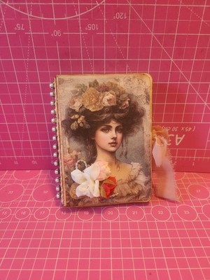 Handmade Junk Journal featuring Victorian Ladies from Temu
