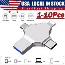 USB 3.0 Flash Drive 128GB Type C Memory Photo Stick for iPhone Android iPad Lot