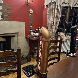 RARE ‘BIRRA MORETTI’ Font Light Up Beer Tap font pump