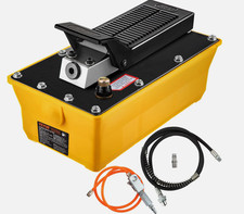 2.3l Air Hydraulic Pump 10000psi Auto Body Shop Foot Pedal High Pressure Pump