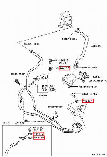 Genuine Crown JZS153 JZS151 JZS141 JKS175 3.0 2.5 Pressure Feed Hose Tube Gasket - Bild 8 von 20
