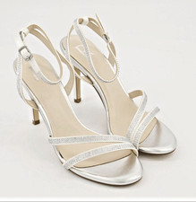 Rainbow club Adele Heeled Sandals/wedding shoes. Ivory. size 6, BNIB, RRP £95