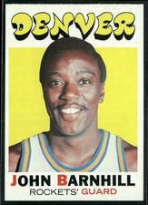 John Barnhill 1971-72 Topps #222 RC Denver Rockets