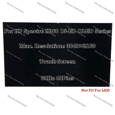 15.6'' HP Spectre X360 15-EB0053DX UHD LCD Touch Screen Panel Complete Assembly