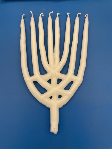 RARE Wax Poetic The Menorah Candle 1995 in original box for Hanukkah - Picture 4 of 8
