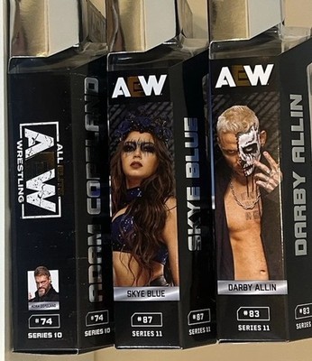 AEW Unmatched Collection Boxed Action Figures Adam Copeland Skye Blue Darby 