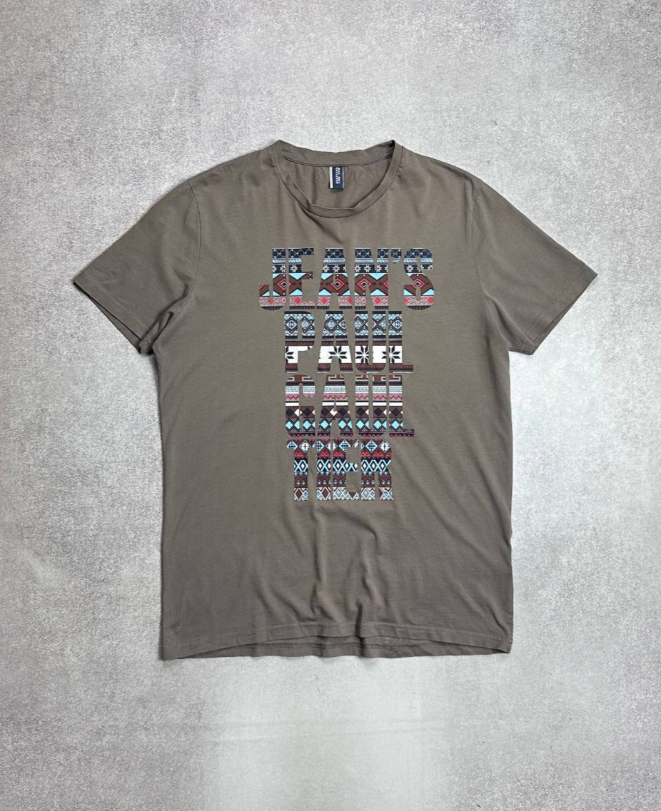Vintage JPG Jean Paul Gaultier Big Logo Abstract T-shirt L Mens | eBay