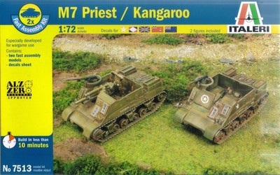 Italeri 1/72 (20mm) M7 Priest & Kangaroo (Fast Build)