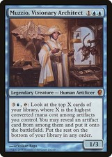 Muzzio, Visionary Architect Conspiracy HEAVILY PLD Mythic Rare CARD ABUGames