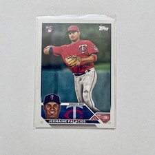 2023 Topps Series 1 Base #56 Jermaine Palacios Minnesota Twins Rookie Card. rookie card picture