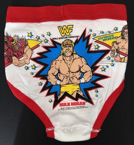 Vintage Boys Hulk Hogan Funpals WWF Wrestling 3-Pack Boys Briefs, Size 6 - Picture 4 of 10