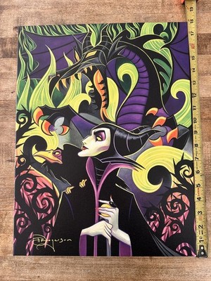 Tim Rogerson - Maleficent's Fury From Disney Sleeping Beauty Disney Fine Art 