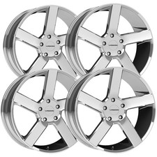 Set Of 4 Vision 472 Switchback 22x9.5 5x120 30mm Chrome Wheels Rims 22 Inch Set Of 4 Vision 472 Switchback 22x9.5 5x120 30mm Chrome Wheels Rims 22 Inch