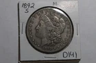 1892 S Morgan Silver Dollar