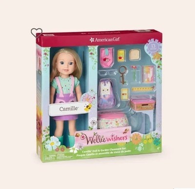 American Girl – WellieWishers Camille™ Doll – Hers and  American Girl WellieWishers Camille Doll Brunette in Swimsuit 14.5\