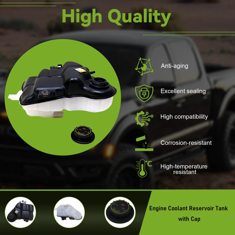 Coolant Reservoir Tank & Cap for 03-07 Ford F-250 F-350 F-450 Excursion⭐⭐⭐⭐⭐ - Imagem 3 de 4