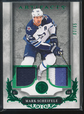 2018-19 Artifacts Hockey Mark Scheifele Emerald Patch /65 #87 3 Colors B352