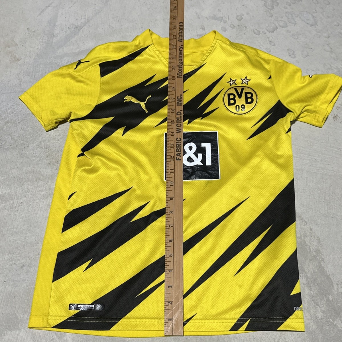 Borussia Dortmund 2020/2021 Home Puma Jersey BVB 09 SZ L Yellow