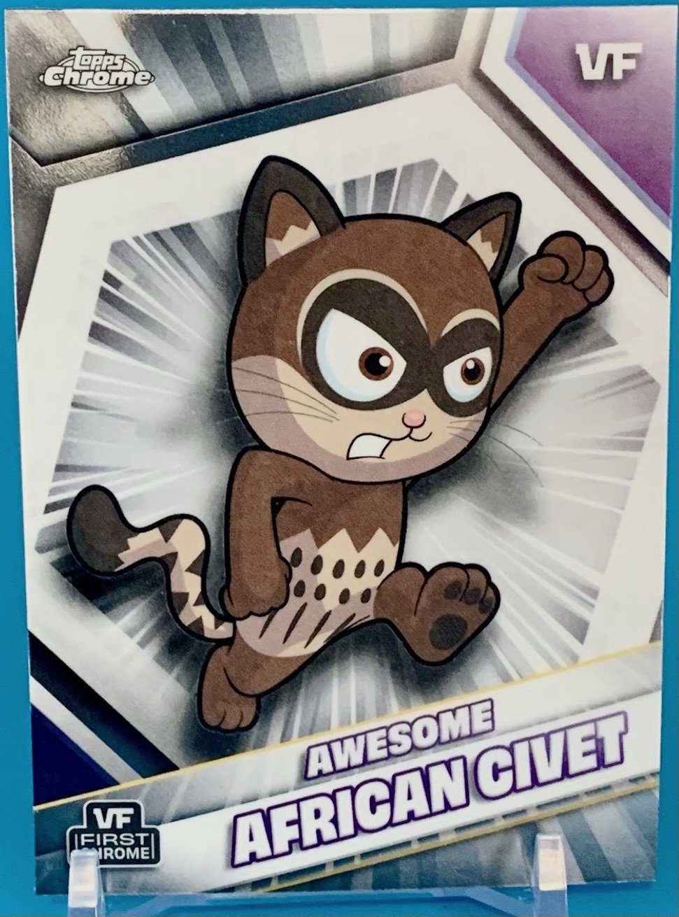 Topps Chrome VeeFriends 2026 Awesome African Civet #25 1st Edition Card