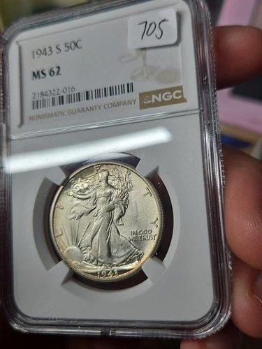 1943-S Walking Liberty Half Dollar — photo from another recent sale