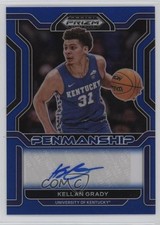 2022 Panini Prizm Draft Picks College Penmanship Blue /149 Kellan Grady Auto un2