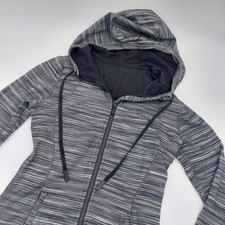Lululemon Hooded Define Jacket Sz 6 Nulu Mini Space Dye Herringbone Heathered