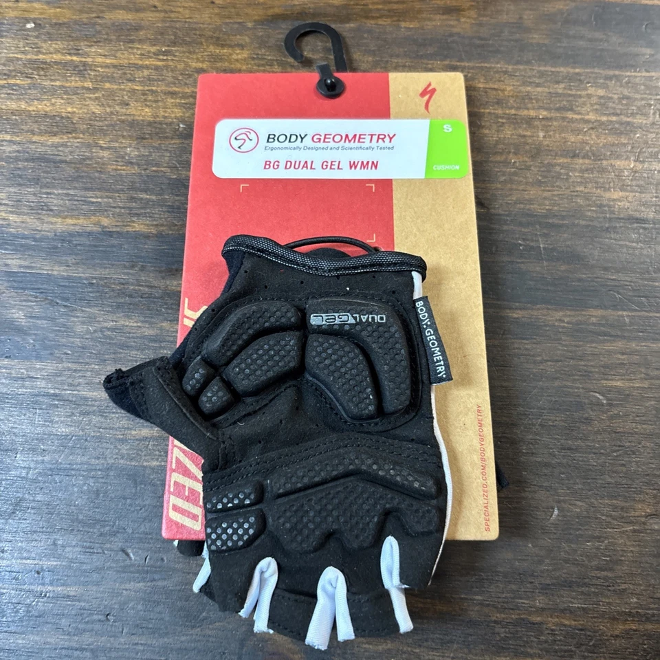 Guantes de ciclismo Specialized BG Dual Gel WMN talla pequeña blancos Foto 2 de 2