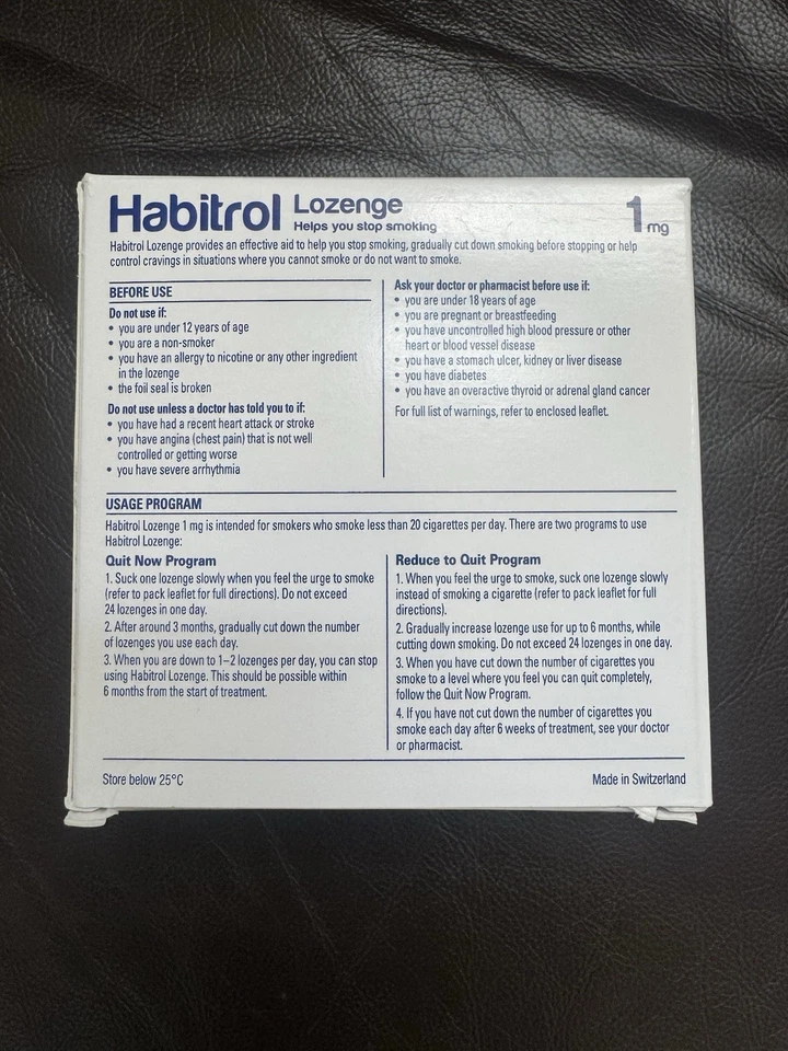 Pastilla Habitrol 1 mg como nueva 2 cajas / 532 pastillas - caducidad 05/2027 - envío gratuito Foto 2 de 2