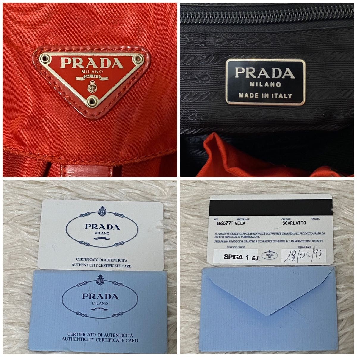 PRADA nylon backpack triangular logo Tessuto Vela… - image 20