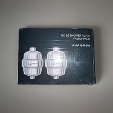NO BS SHOWER FILTER FAMILY PACK Model: Q-SF-500 2 Filters