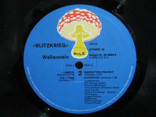 WALLENSTEIN Blitzkrieg / LP Germany 1972 PILZ 2029064-8 - Bild 4 von 5