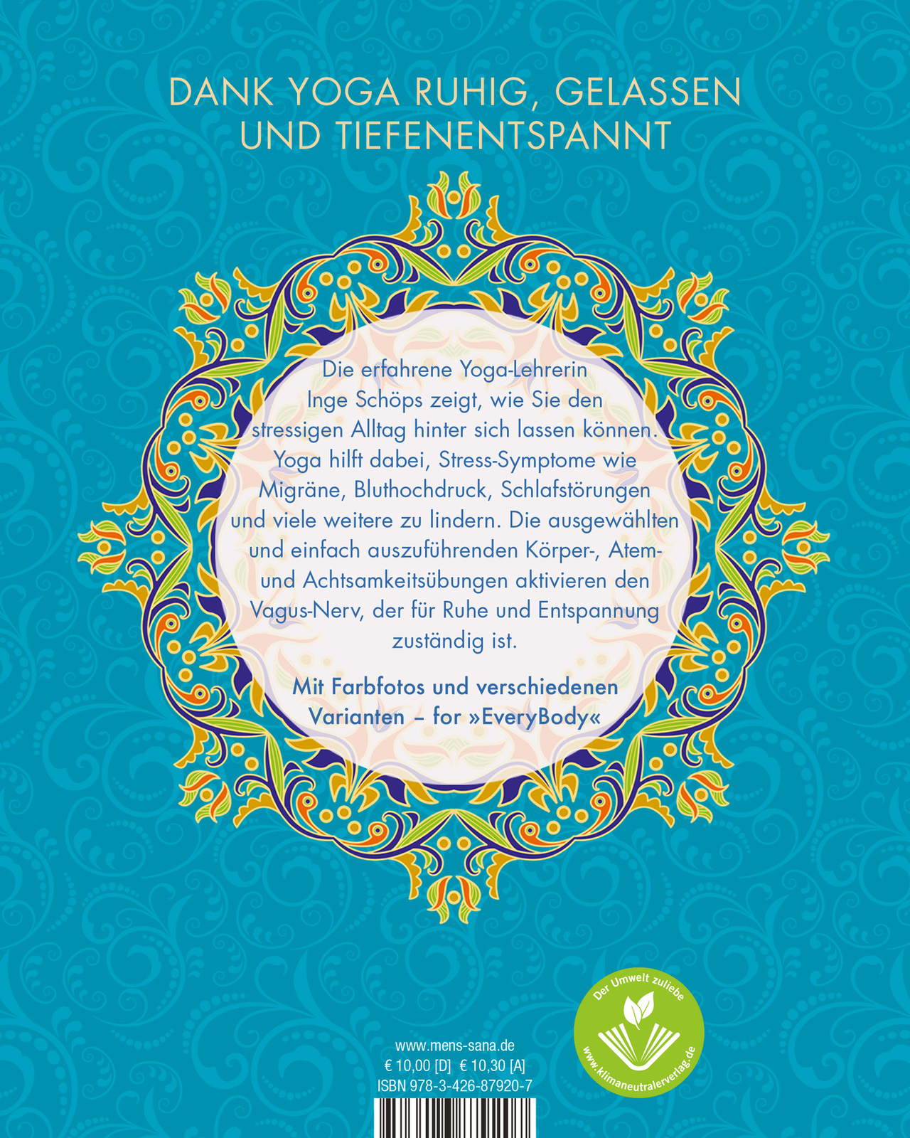 Thumbnail - Inge Schöps / Yoga For Everybody - Ruhe Und Tiefenentspannung
