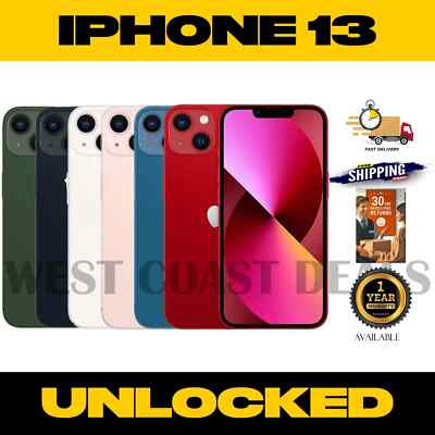 Apple iPhone 13 - 128 GB - Midnight (Unlocked) for sale online | eBay
