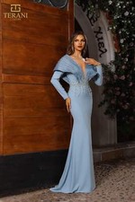 Terani Couture 251E4222 Evening Dress LOWEST PRICE GUARANTEE NEW Authentic