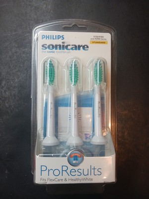 Philips SONICARE Toothbrush Pro Results R700 R900 RS900 STANDARD Brush Heads NEW