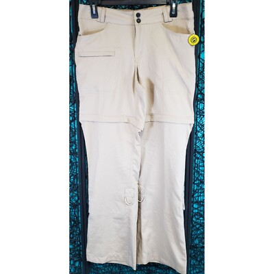 NWT MAGELLAN FALCON LAKE WOMENS 3 IN 1 CONVERTIBLE PANTS SZ. M 8-10 KHAKI