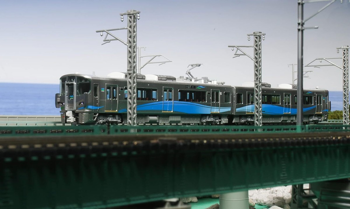 KATO AINOKAZE-TOYAMA 521-1000 2両セット KATO N gauge Ainokaze Toyama Railway 521 series 1000 series 2-car