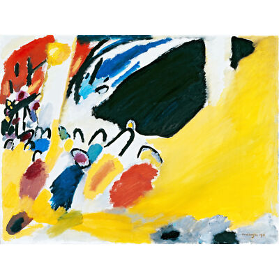 Wassily Kandinsky Impression II Konzert extra großes Wandbild Leinwandbild