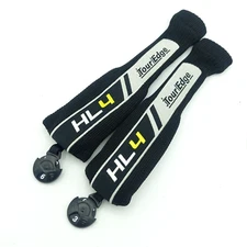 Set of 2x HL4 Rescue Iron Headcovers [Dial Tag 3 4 5 6 X] Tour Edge Replacements
