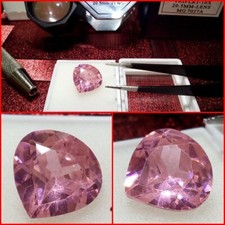KUNZITA ROSA TALLA PERA DE AFGANISTÁN 10.30 Cts.
