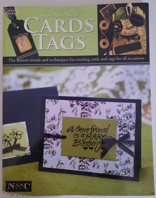 It's All about Cards and Tags by Leisure Arts. Pre-Owned Book.