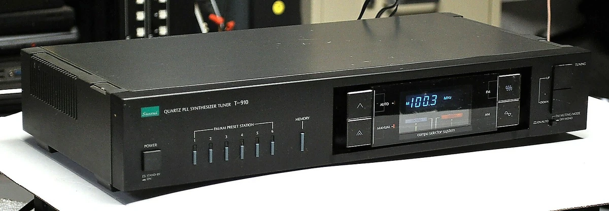 SANSUI ステレオチューナー　T-E910 電源入りました s-l1200.webp